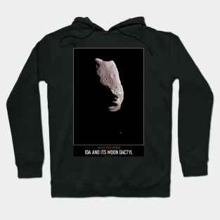 High Resolution Astronomy Ida and Its Moon Dactyl Hoodie